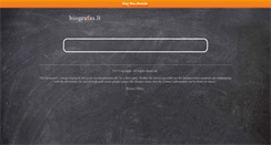 Desktop Screenshot of biografas.lt